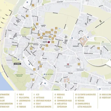 Sparkassengebäude 6 Ferienhaus Borkum